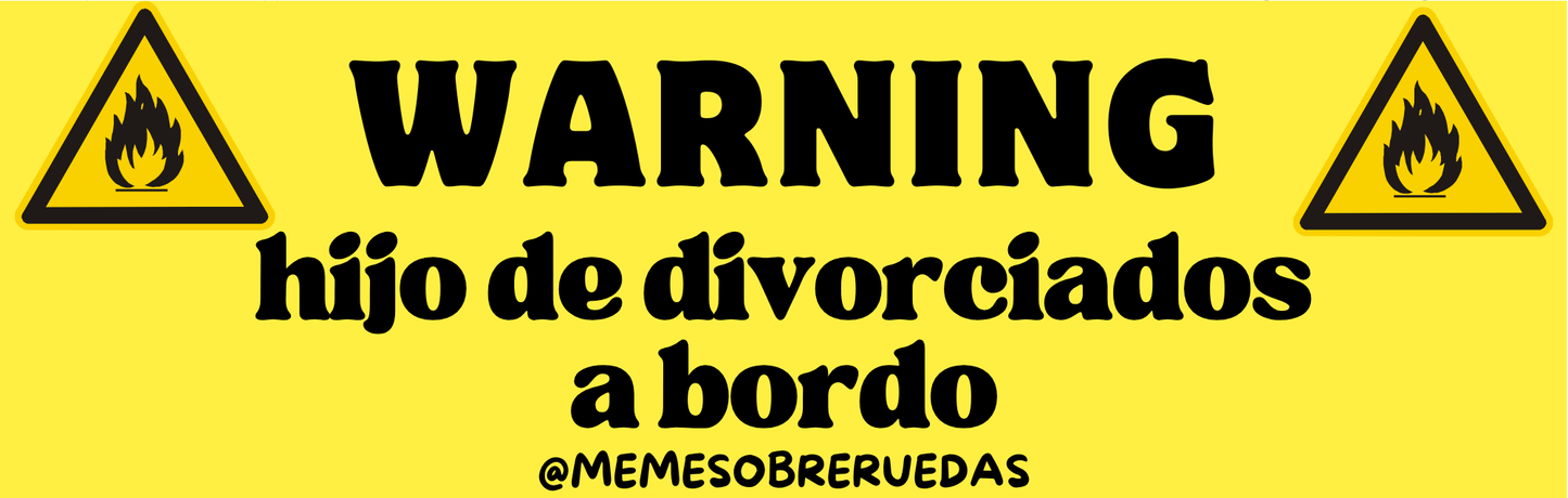 ⚠️Hijo de divorciados⚠️