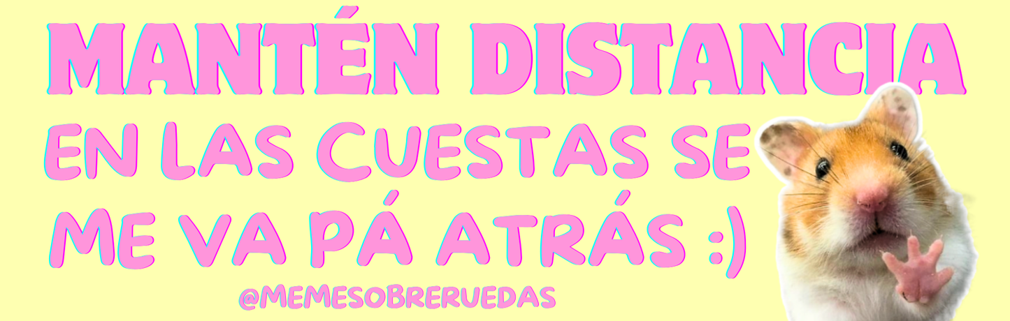 Mantén distancia🤭